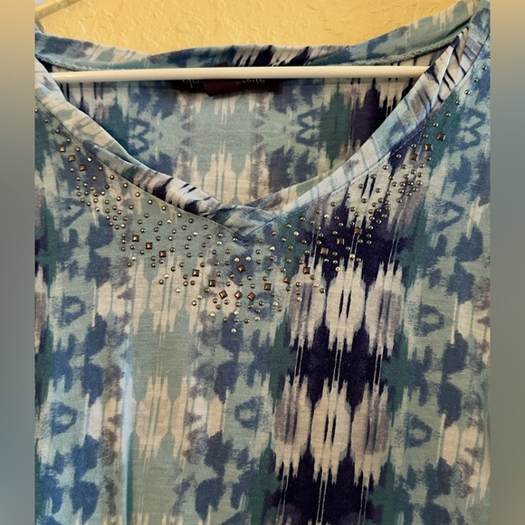 Gloria Vanderbilt Quincy Women’s Top - 
Size XL - Worn 1 Time - 100% Cotton - Picture 2 of 5
